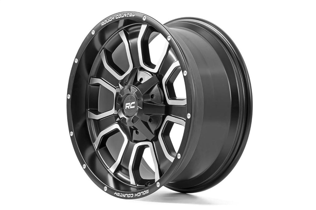 Rough Country 93201012 Series 93 Wheel for Select Cadillac Escalade, Chevrolet Colorado, Chevrolet Silverado 1500, Chevrolet Silverado Classic, Chevrolet Silverado LTD, Chevrolet Suburban, Chevrolet Suburban 1500, Chevrolet Tahoe, Chevrolet Trailblazer,