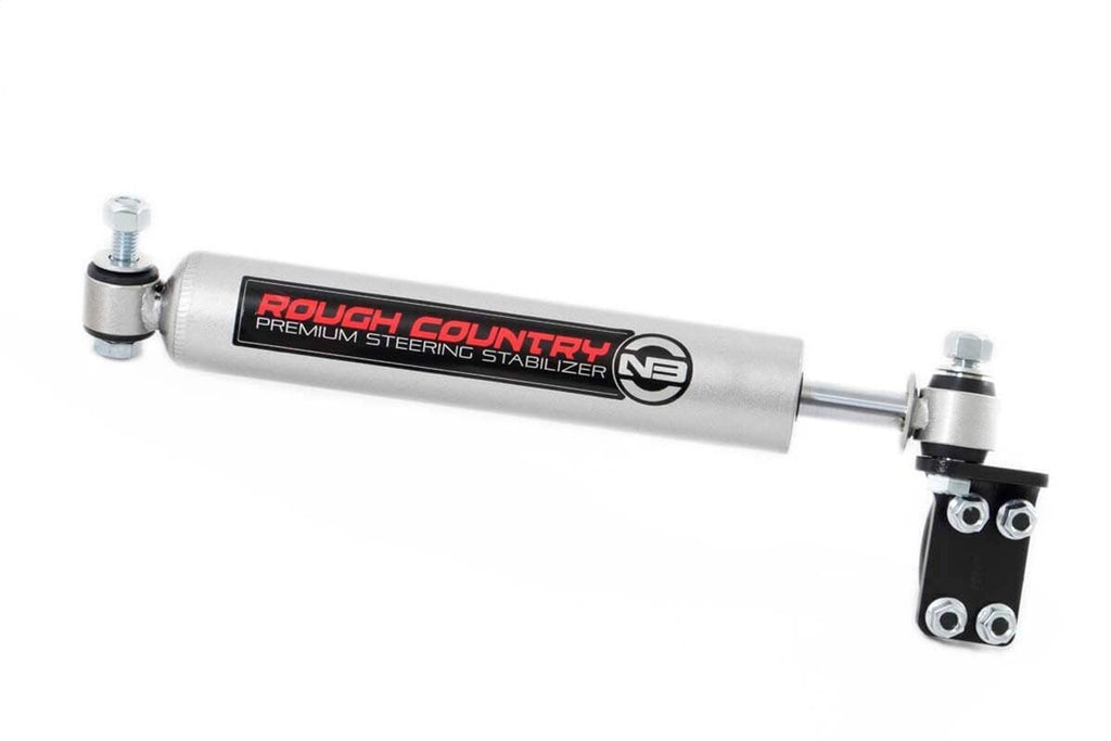 Rough Country 8731830 N3 Dual Steering Stabilizer for Select Jeep Wrangler, Jeep Wrangler JK