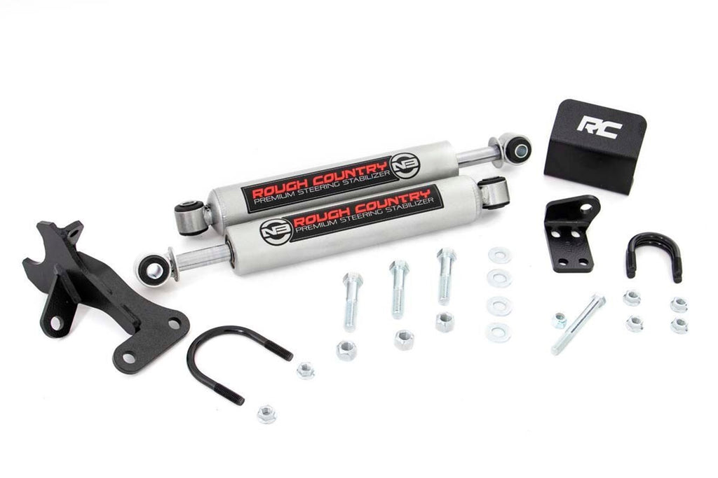 Rough Country 8749630 N3 Dual Steering Stabilizer for Select Jeep Grand Cherokee