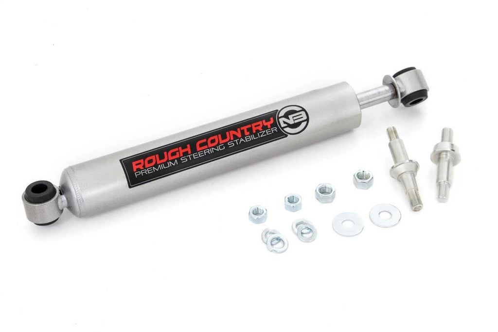 Rough Country 8732530 N3 Steering Stabilizer for Select Chevrolet Blazer, Chevrolet K10, Chevrolet K10 Pickup, Chevrolet K10 Suburban, Chevrolet K20, Chevrolet K20 Pickup, Chevrolet K20 Suburban, Chevrolet K30, Chevrolet K30 Pickup, Chevrolet K5 Blazer,