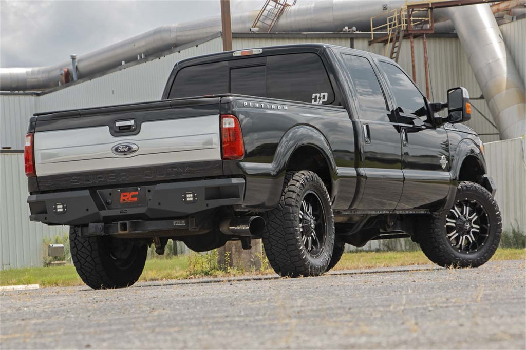 Rough Country 10784 Heavy Duty Rear LED Bumper for Select Ford F-250 Super Duty, Ford F-350 Super Duty