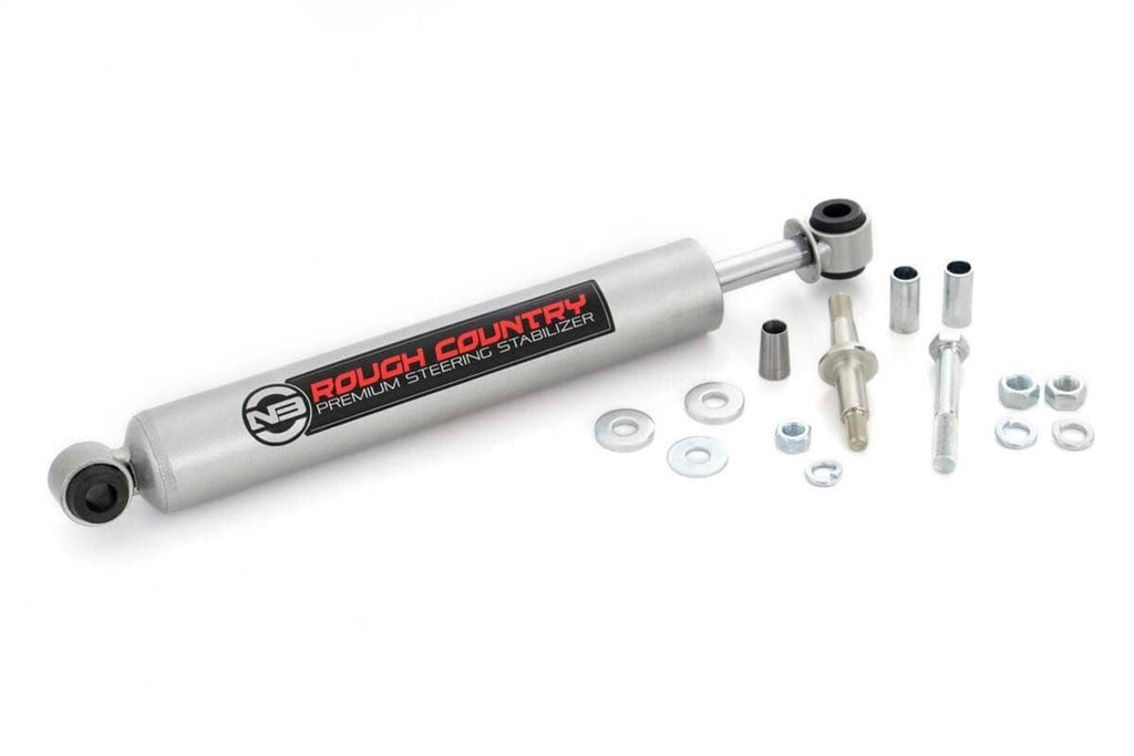 Rough Country 8732330 N3 Steering Stabilizer for Select Dodge Ram 1500, Dodge Ram 2500, Dodge Ram 3500, Ram 2500, Ram