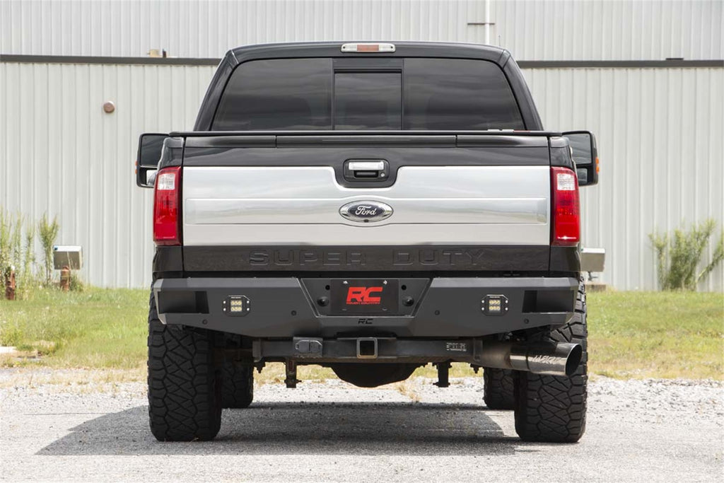 Rough Country 10784 Heavy Duty Rear LED Bumper for Select Ford F-250 Super Duty, Ford F-350 Super Duty