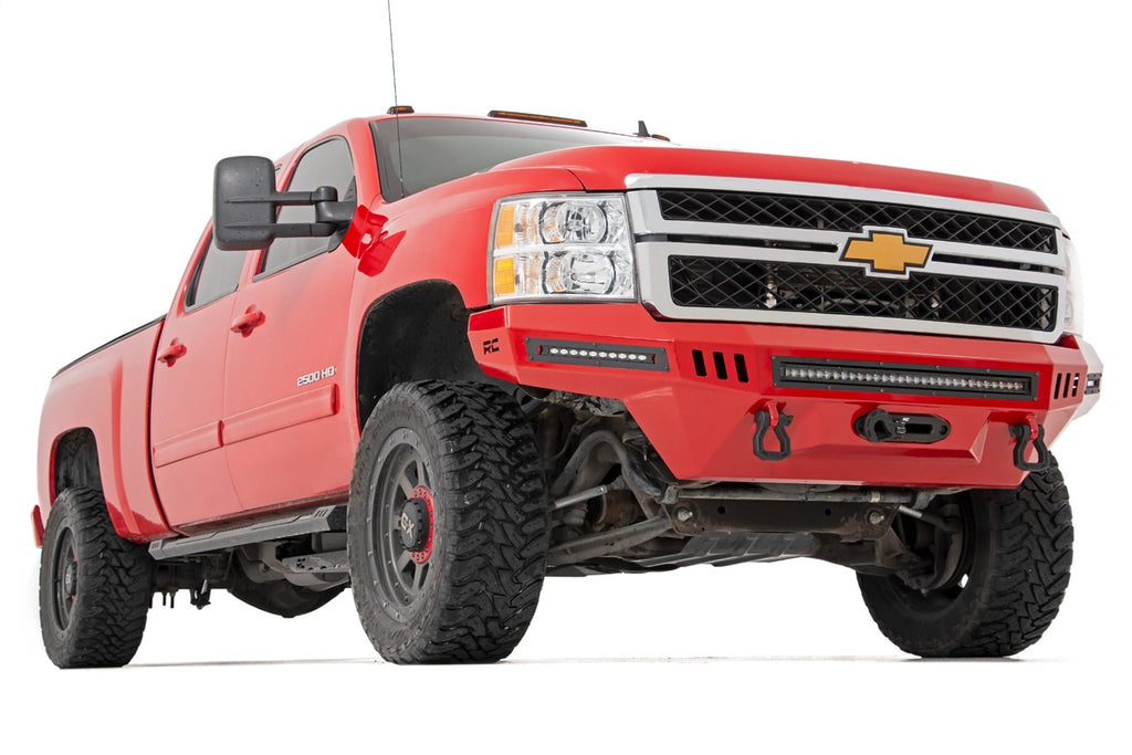 Rough Country 95750RED Suspension Lift Kit w/Shocks for Select Chevrolet Silverado HD, Chevrolet Silverado HD, GMC Sierra HD, GMC Sierra HD