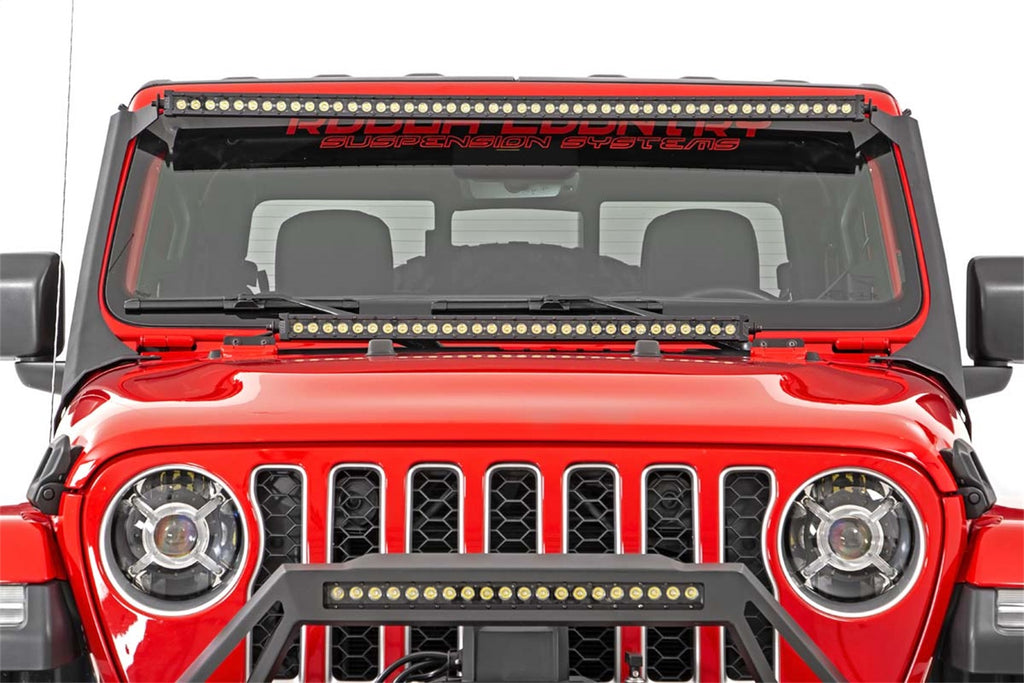 Rough Country 80065 Spectrum LED Light Bar for Select Jeep Gladiator, Jeep Wrangler