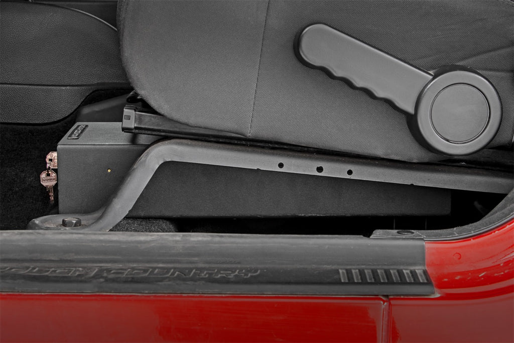 Rough Country 99035 Under Seat Lock Box for Select Jeep Wrangler