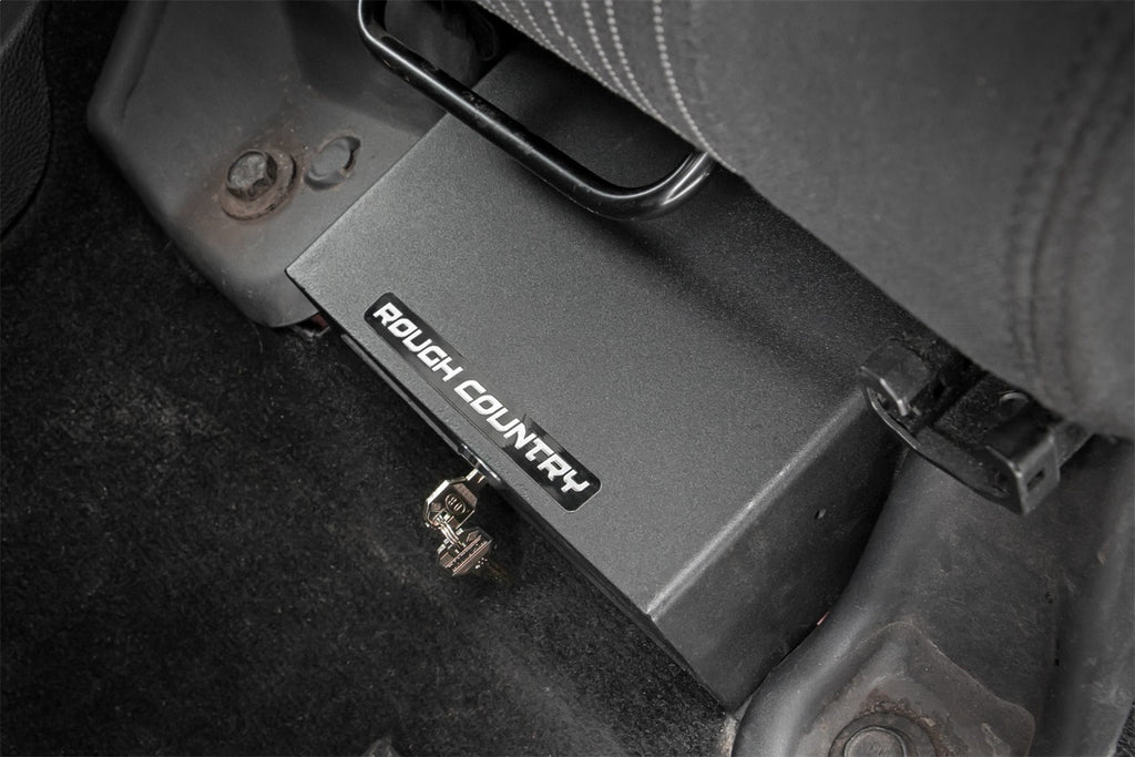 Rough Country 99035 Under Seat Lock Box for Select Jeep Wrangler