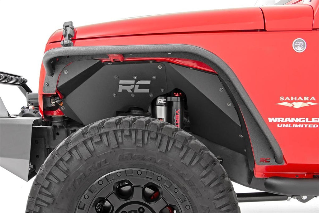 Rough Country 10533 Tubular Fender Flares for Select Jeep Wrangler, Jeep Wrangler JK
