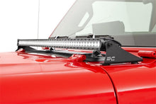 Load image into Gallery viewer, Rough Country 70057 Black Series 50-inch LED Hood Kit for Select Jeep Gladiator, Jeep Wrangler