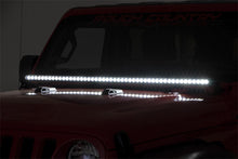 Load image into Gallery viewer, Rough Country 70057 Black Series 50-inch LED Hood Kit for Select Jeep Gladiator, Jeep Wrangler