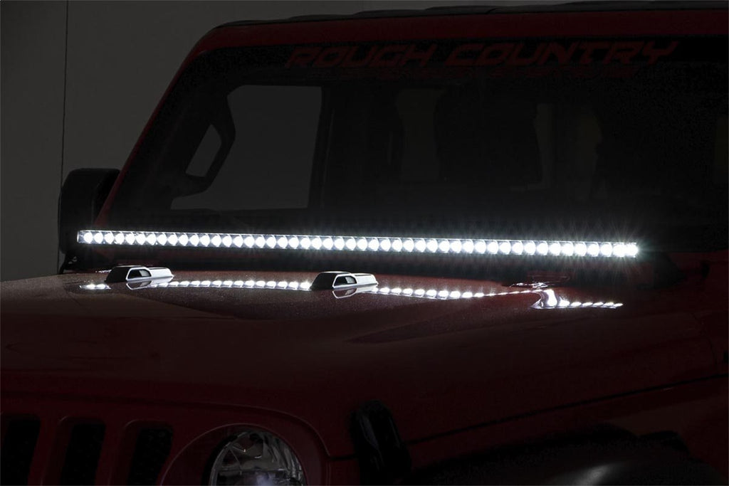 Rough Country 80057 Spectrum LED Light Bar for Select Jeep Gladiator, Jeep Wrangler