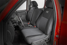 Load image into Gallery viewer, Rough Country 91033 Neoprene Seat Covers for Select Chevrolet Silverado 1500, Chevrolet Silverado HD, GMC Sierra 1500, GMC Sierra HD