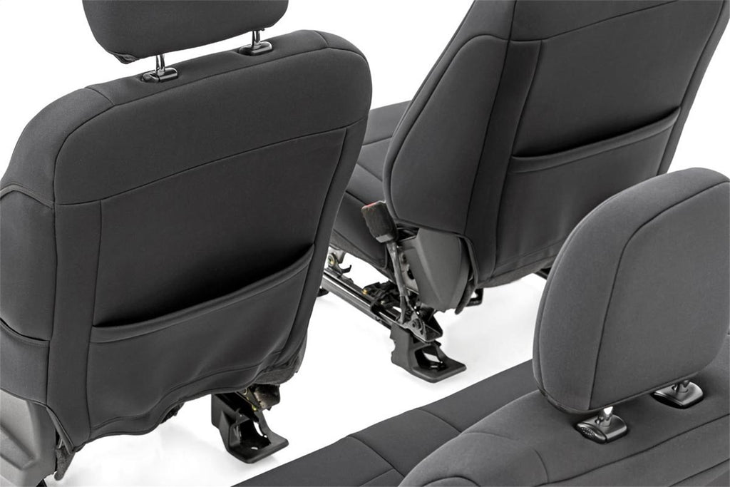 Rough Country 91017 Seat Cover Set for Select Ford F-150, Ford F-150 Lightning, Ford F-250 Super Duty, Ford F-350 Super Duty