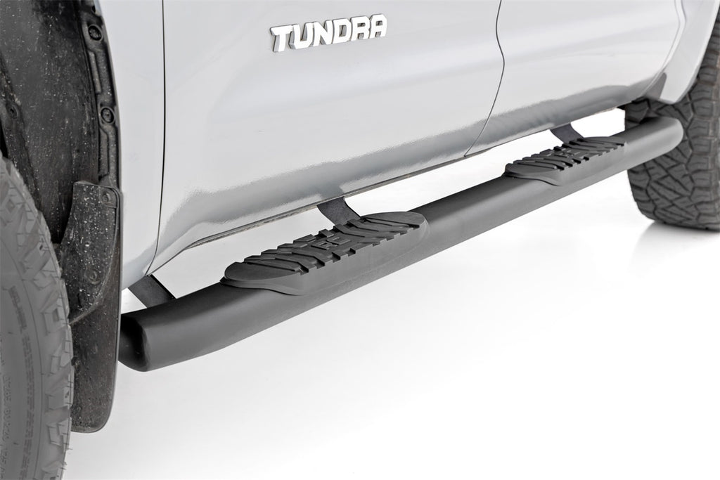Rough Country 21009 Oval Nerf Step Bar for Select Toyota Tundra