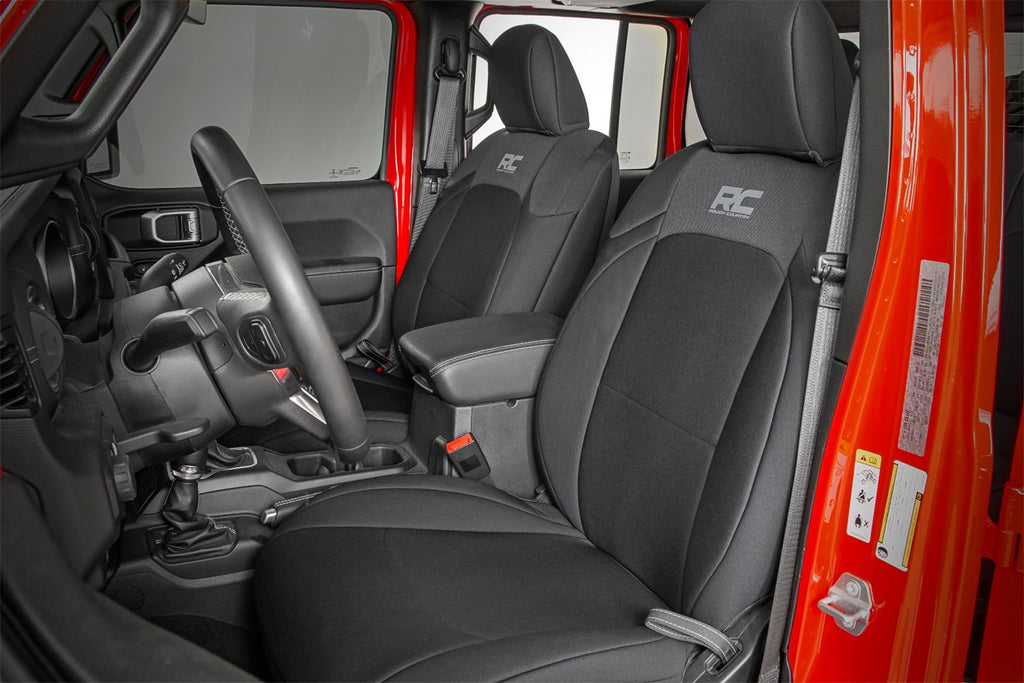 Rough Country 91034 Neoprene Seat Covers for Select Jeep Gladiator