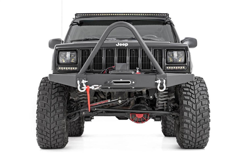 Rough Country 10570 Front Winch Bumper for Select Jeep Cherokee, Jeep Comanche