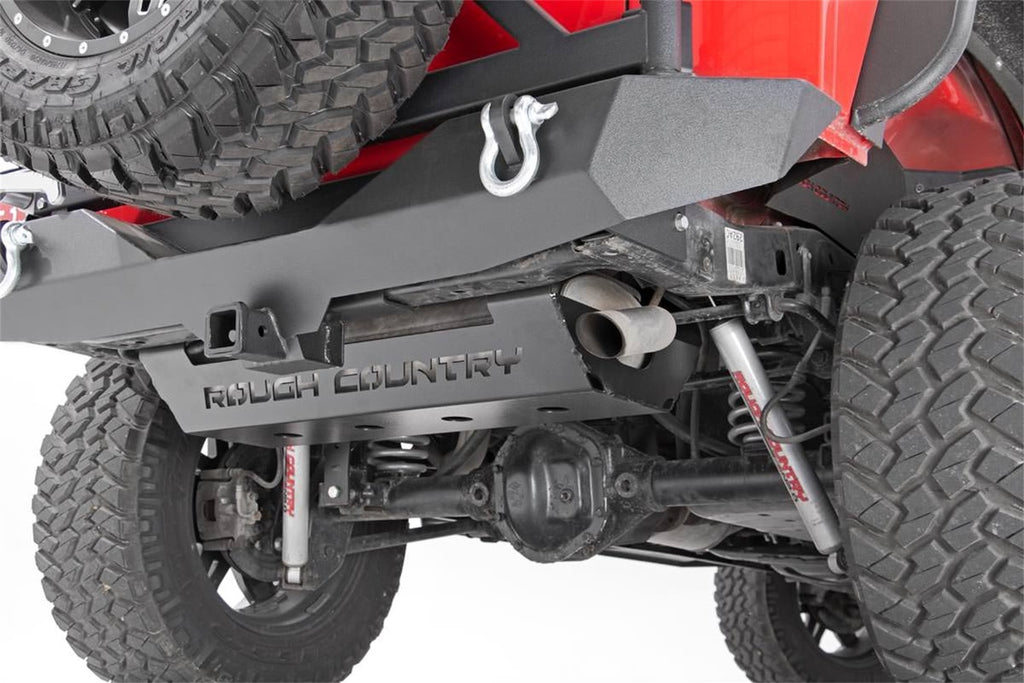 Rough Country 779 Muffler Skid Plate for Select Jeep Wrangler, Jeep Wrangler JK