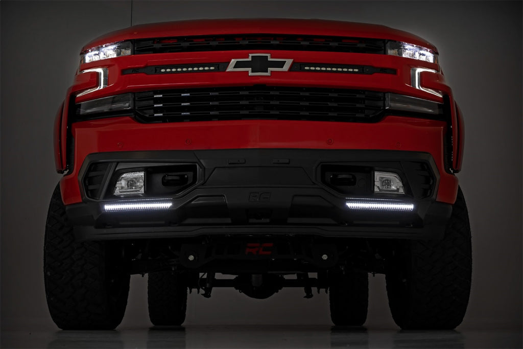 Rough Country 99028 LED Front Bumper for Select Chevrolet Silverado 1500, Chevrolet Silverado LTD