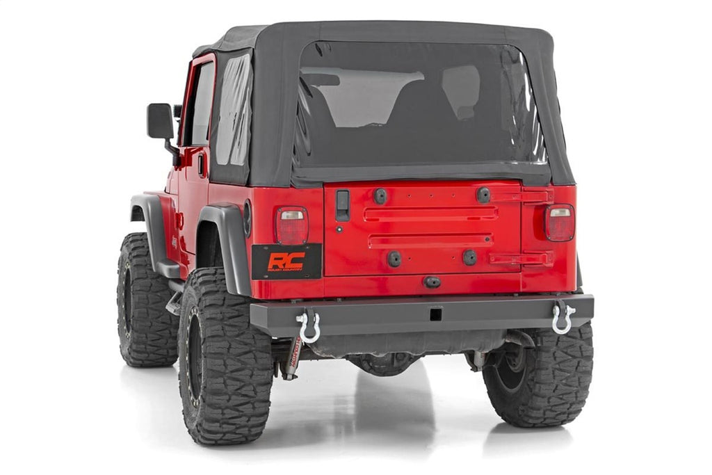 Rough Country 10591 Classic Full Width Rear Bumper for Select Jeep TJ, Jeep Wrangler
