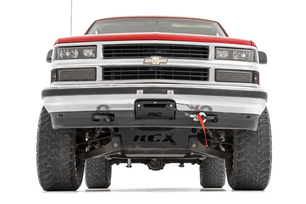 Rough Country 11008 Winch Mounting Plate for Select Chevrolet C1500, Chevrolet K1500, Chevrolet Tahoe, GMC C1500, GMC K1500