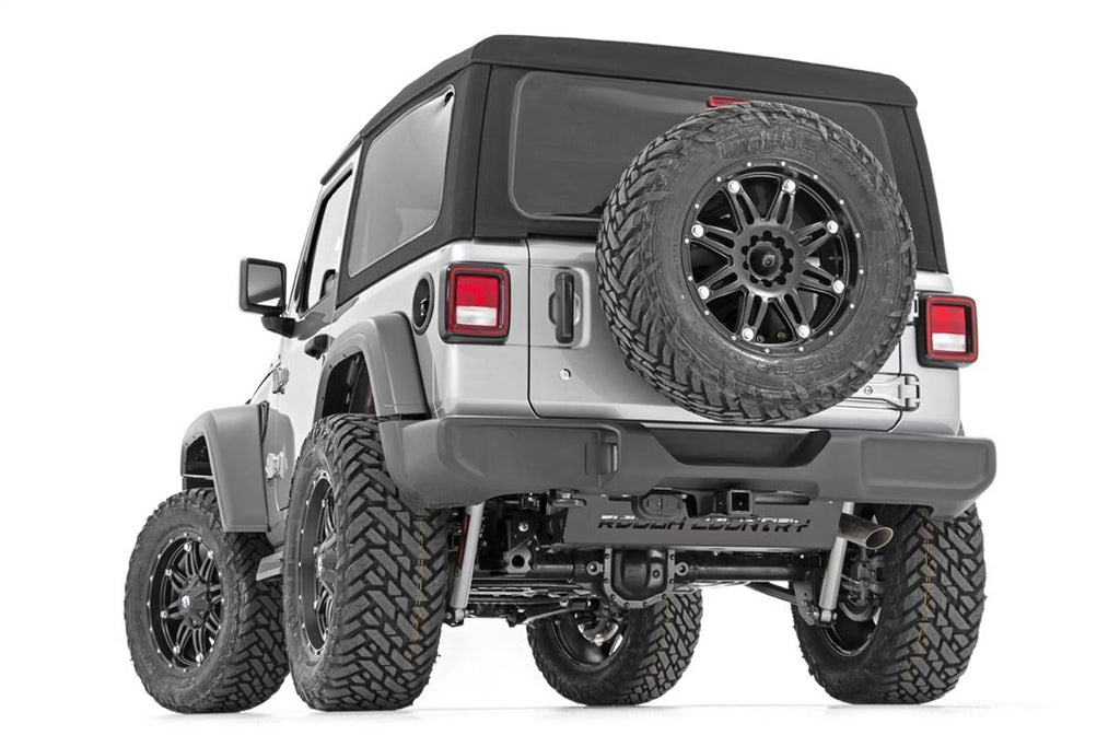 Rough Country 10599 Muffler Skid Plate for Select Jeep Wrangler