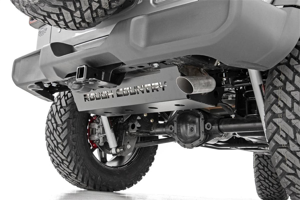 Rough Country 10599 Muffler Skid Plate for Select Jeep Wrangler