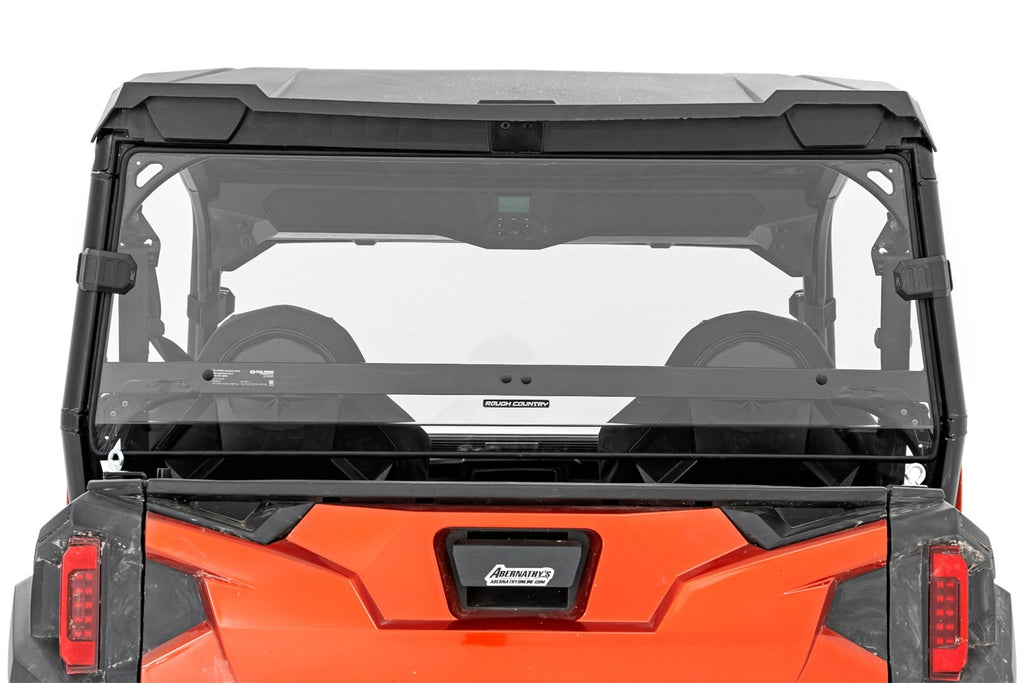 Rough Country 98162012 Windshield for Select Polaris General 1000, Polaris General Deluxe, Polaris General Deluxe Ride Command Edition, Polaris General EPS, Polaris General EPS Deluxe, Polaris General EPS Hunter Edition, Polaris General EPS Limited