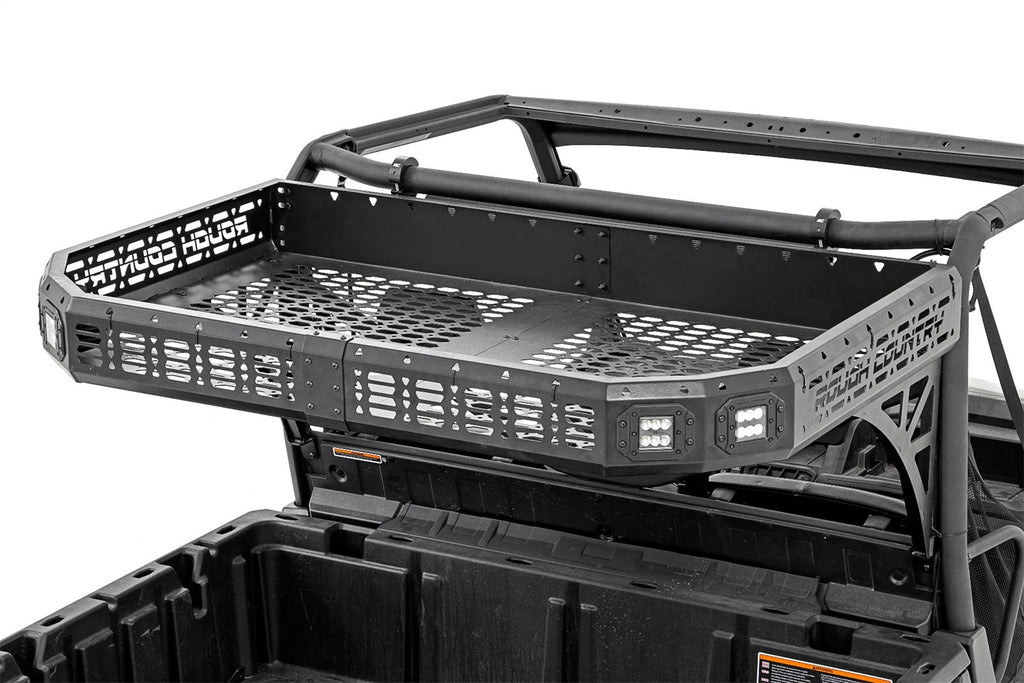 Rough Country 97024 Can-Am Cargo Rack for Select Can-Am Defender DPS HD10, Can-Am Defender DPS HD5, Can-Am Defender DPS HD7, Can-Am Defender DPS HD8, Can-Am Defender DPS HD8 CAB, Can-Am Defender DPS HD9, Can-Am Defender DPS HD9 CAB, Can-Am Defender HD10,