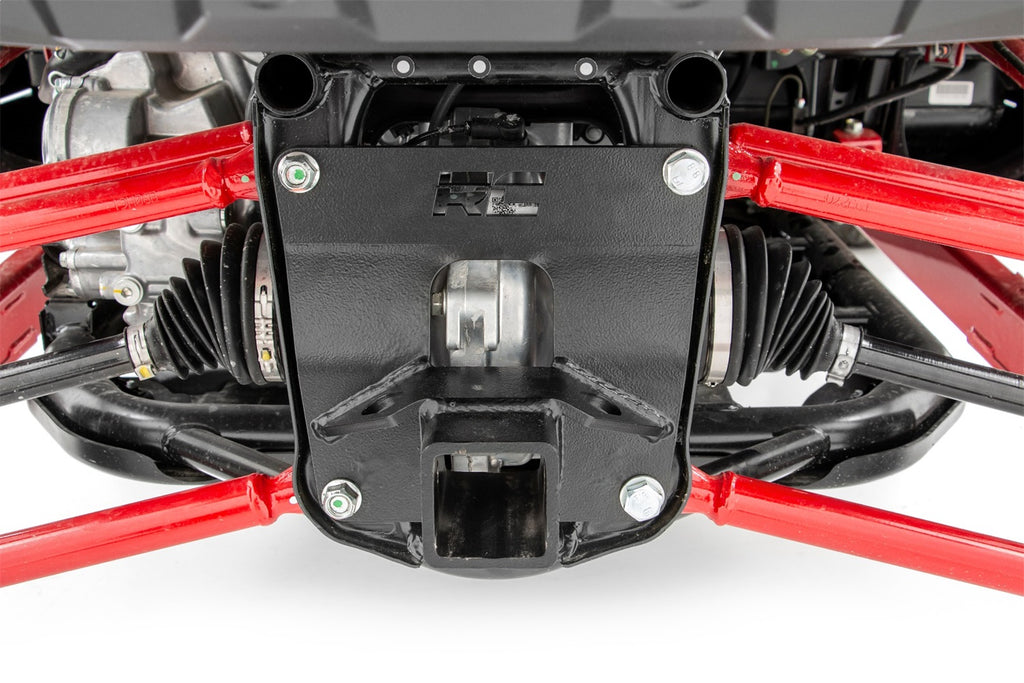 Rough Country 92028 Receiver Hitch Plate for Select Honda SXS10S2R Talon 1000R, Honda SXS10S2R Talon 1000R Special Edition, Honda SXS10S2RD Talon 1000R FOX Live Valve, Honda SXS10S2X Talon 1000X, Honda SXS10S2XD Talon 1000X FOX Live Valve, Honda SXS10S4
