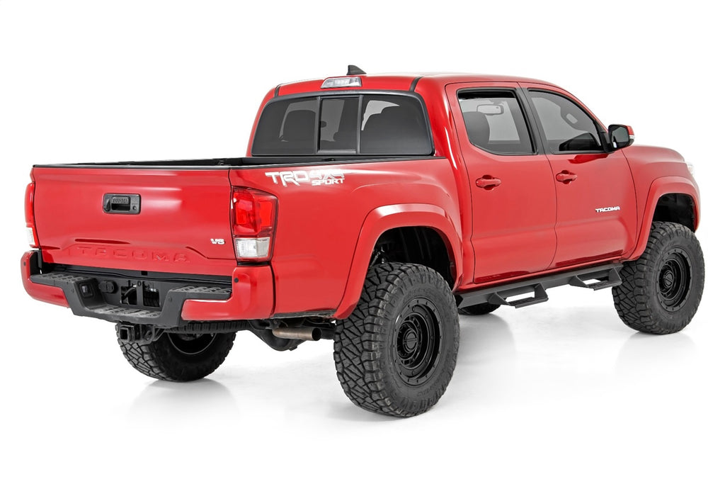 Rough Country 74240RED Suspension Lift Kit w/Shocks for Select Toyota Tacoma