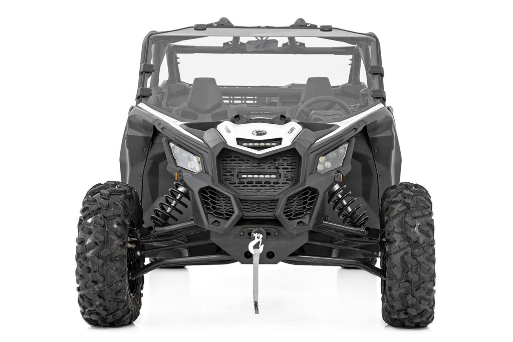 Rough Country 97028 Winch Mounting Plate for Select Can-Am Maverick X3 900 HO, Can-Am Maverick X3 DS Turbo, Can-Am Maverick X3 DS Turbo R, Can-Am Maverick X3 DS Turbo RR, Can-Am Maverick X3 Max DS Turbo, Can-Am Maverick X3 Max DS Turbo R, Can-Am Maverick