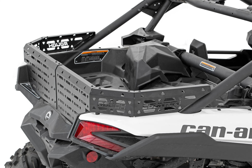 Rough Country 97029 Can-Am Cargo Rack for Select Can-Am Maverick X3 900 HO, Can-Am Maverick X3 DS Turbo, Can-Am Maverick X3 DS Turbo R, Can-Am Maverick X3 DS Turbo RR, Can-Am Maverick X3 Max DS Turbo, Can-Am Maverick X3 Max DS Turbo R, Can-Am Maverick X3