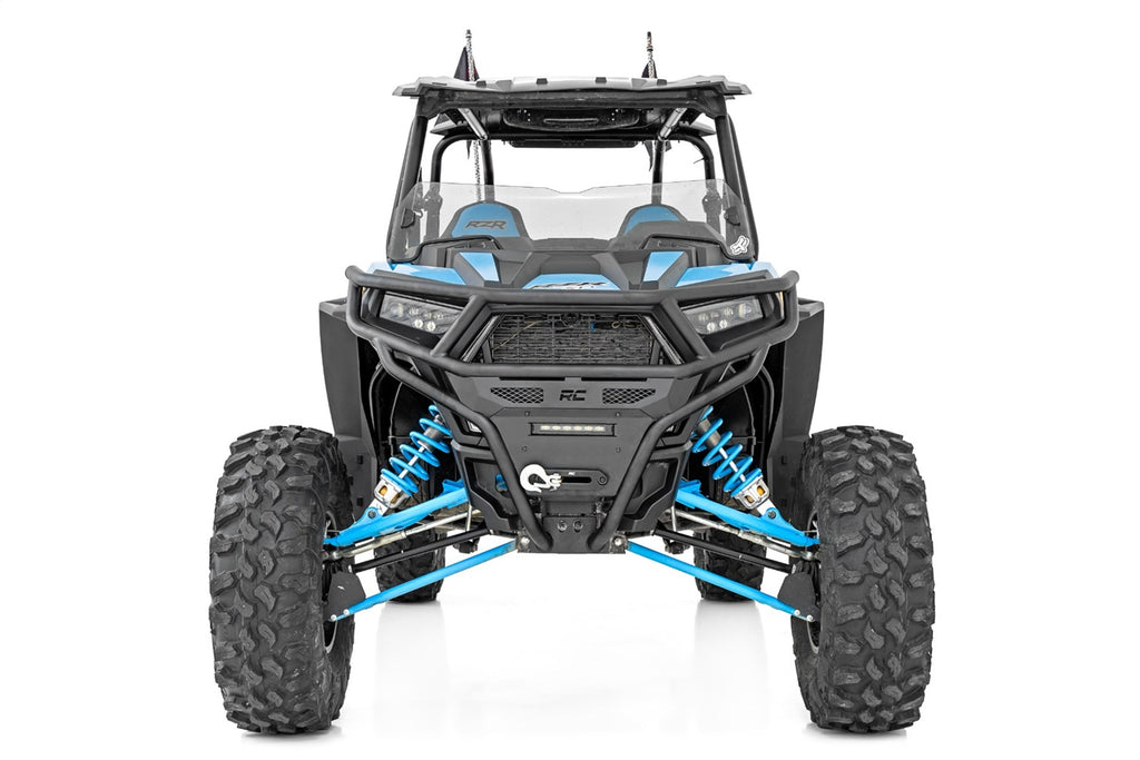 Rough Country 93131 LED Front Bumper for Select Polaris RZR XP 1000, Polaris RZR XP EPS, Polaris RZR XP EPS DYNAMIX Edition, Polaris RZR XP EPS Desert Edition, Polaris RZR XP EPS Fox Edition, Polaris RZR XP EPS Gold Matte Metallic LE, Polaris RZR XP EPS
