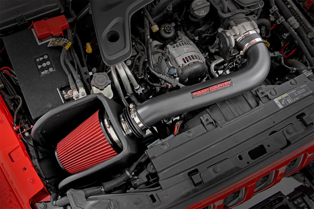 Rough Country 10479 Cold Air Intake for Select Jeep Gladiator, Jeep Wrangler
