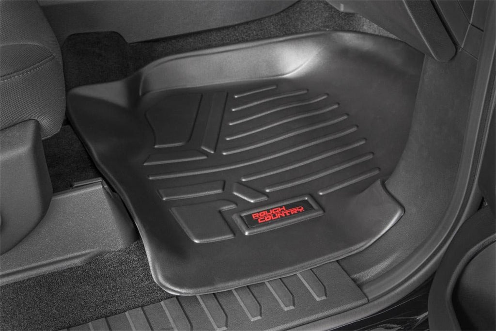 Rough Country M-51515 Heavy Duty Floor Mats for Select Ford F-150, Ford F-150 Lightning