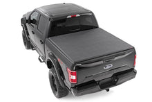 Load image into Gallery viewer, Rough Country 41521550A Soft Tri-Fold Tonneau Bed Cover for Select Ford F-150, Ford F-150 Lightning