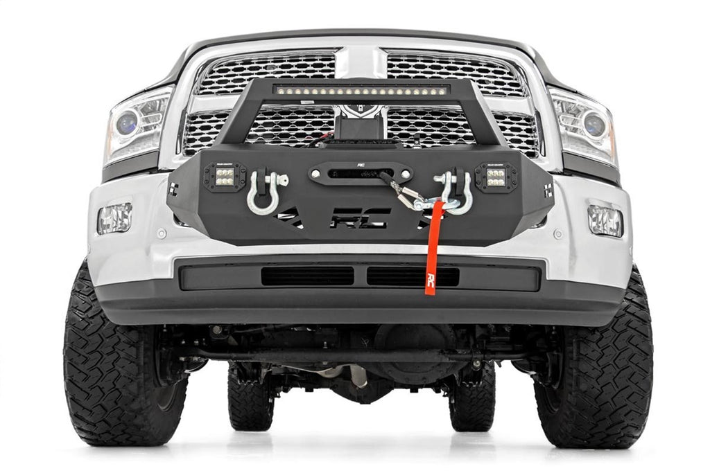 Rough Country 31007 Exo Winch Mount System Front Bumper for Select Ram