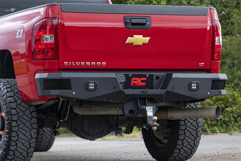 Rough Country 10779 LED Rear Bumper for Select Chevrolet Silverado HD, Chevrolet Silverado HD, GMC Sierra HD, GMC Sierra HD