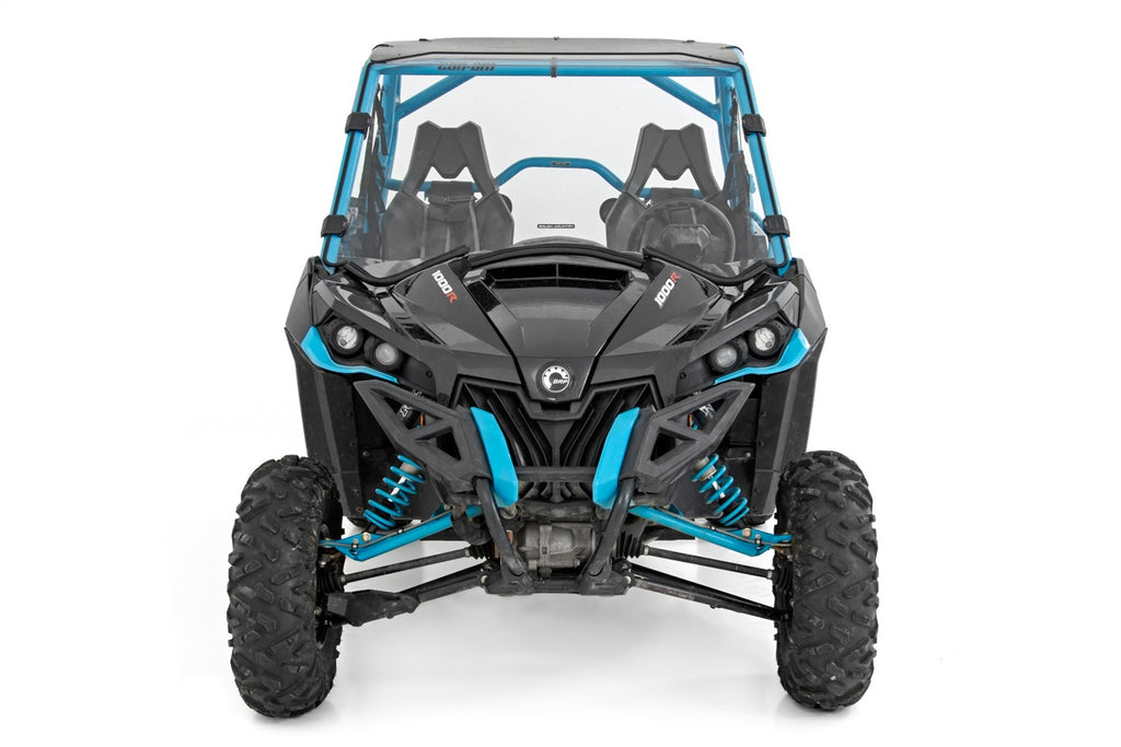 Rough Country 98131830 Windshield for Select Can-Am Maverick 1000R, Can-Am Maverick 1000R DPS, Can-Am Maverick 1000R Turbo, Can-Am Maverick 1000R Turbo X ds, Can-Am Maverick 1000R Turbo X rs, Can-Am Maverick 1000R X ds, Can-Am Maverick 1000R X mr, Can-Am