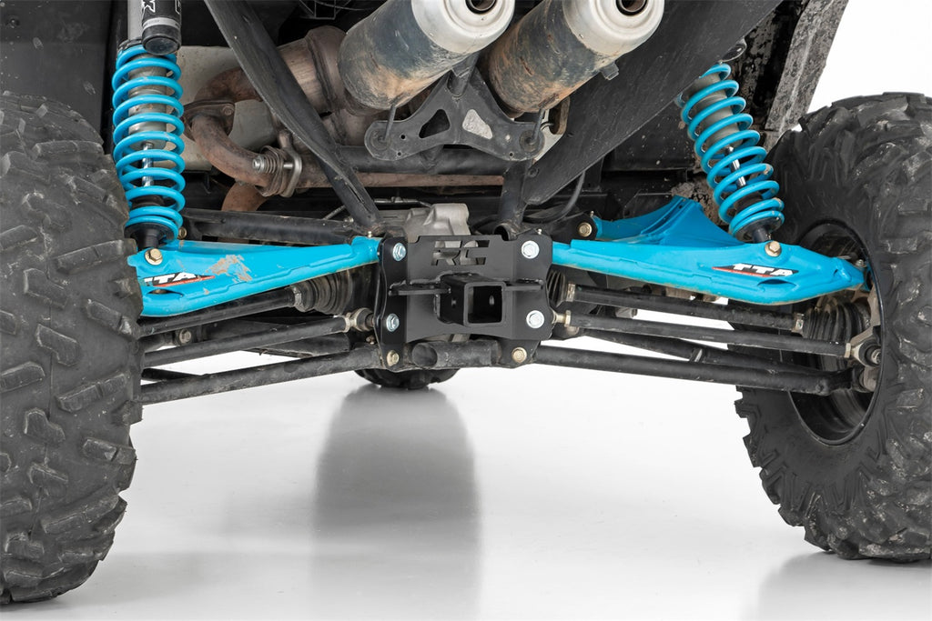 Rough Country 97015 Receiver Hitch Plate for Select Can-Am Maverick 1000R DPS, Can-Am Maverick 1000R Turbo, Can-Am Maverick 1000R X mr, Can-Am Maverick 1000R X xc, Can-Am Maverick 1000R XC, Can-Am Maverick 1000R xc DPS, Can-Am Maverick Max 1000R DPS,