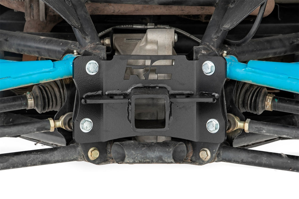 Rough Country 97015 Receiver Hitch Plate for Select Can-Am Maverick 1000R DPS, Can-Am Maverick 1000R Turbo, Can-Am Maverick 1000R X mr, Can-Am Maverick 1000R X xc, Can-Am Maverick 1000R XC, Can-Am Maverick 1000R xc DPS, Can-Am Maverick Max 1000R DPS,