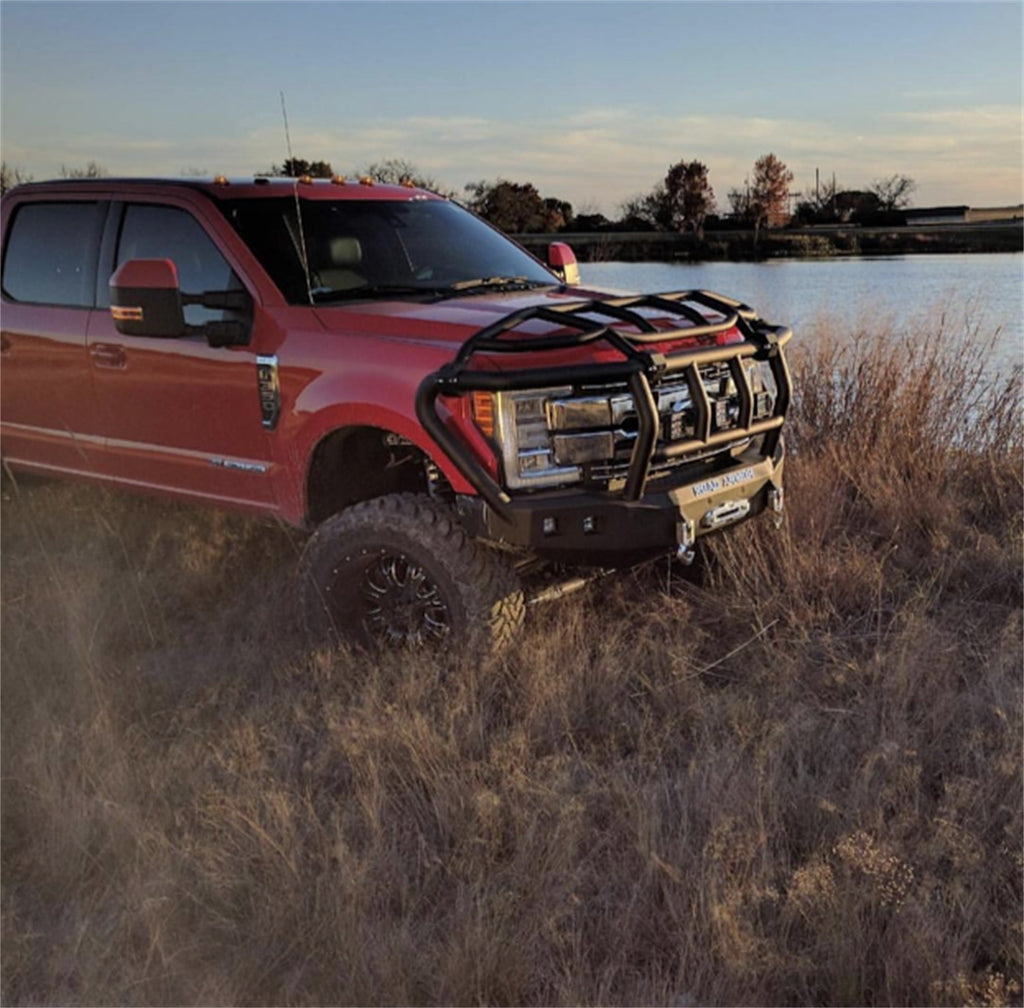 Road Armor 617F3B Stealth Winch Front Bumper for Select Ford F-250 Super Duty, Ford F-350 Super Duty