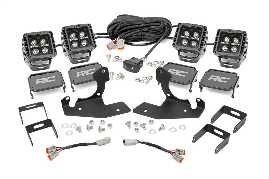 Rough Country 70762DRLA LED Fog Light Kit for Select Chevrolet Silverado