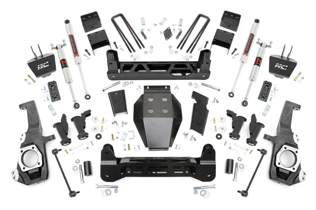 Rough Country 11040 Suspension Lift Kit w/Shocks for Select Chevrolet Silverado HD, Chevrolet Silverado HD, GMC Sierra HD