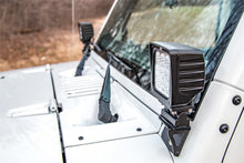 Load image into Gallery viewer, Rough Country 6004 LED Windshield Light Mounts for Select Jeep Wrangler, Jeep Wrangler JK