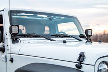 Load image into Gallery viewer, Rough Country 6004 LED Windshield Light Mounts for Select Jeep Wrangler, Jeep Wrangler JK