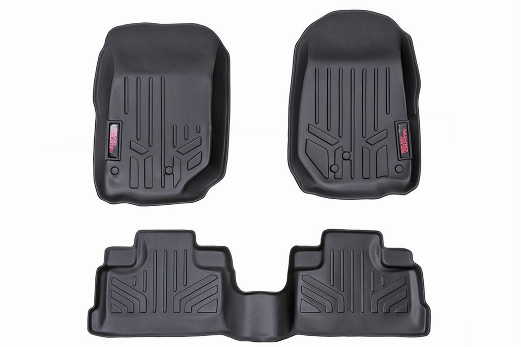 Rough Country M-60712 Heavy Duty Floor Mats for Select Jeep Wrangler