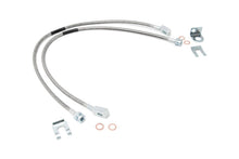 Load image into Gallery viewer, Rough Country 89702 Stainless Steel Brake Lines for Select Jeep Cherokee, Jeep TJ, Jeep Wrangler