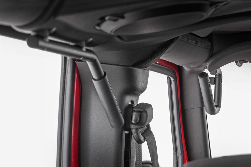 Rough Country 6503 Solid Steel Grab Handle for Select Jeep Wrangler, Jeep Wrangler JK