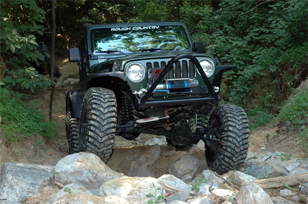 Rough Country 66270 Suspension Lift Kit for Select Jeep TJ, Jeep Wrangler